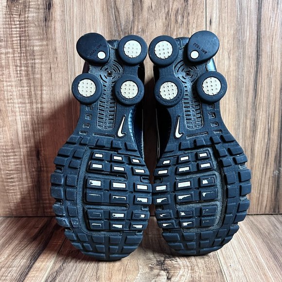 Nike Shox Turbo V+ Womens Running Shoes Black White Athletic 316874 002 Size 6.5 - Picture 5 of 6